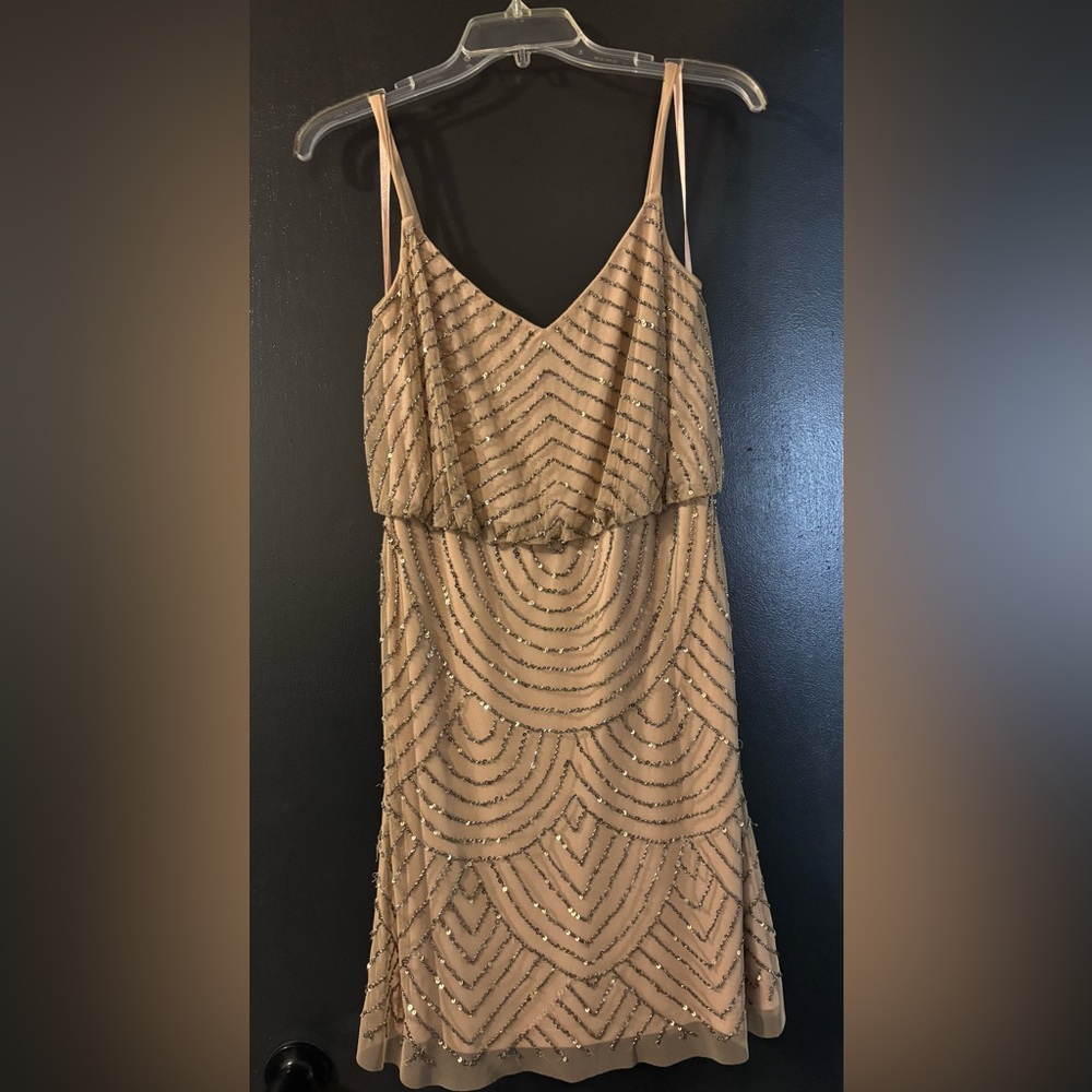 Champagne color dress